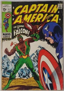 Captain America 117 Marvel Comics 1969 VG- Origin 1st Appearance Falcon Stan Lee - Picture 1 of 20
