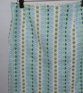 RARE VINTAGE 60s Mod MINI SKIRT Hand Made UNIQUE 70s Boho Knit 1960s - Picture 1 of 7