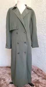 VTG Women's Anne Klein II  Trench Coat Overcoat  80s  Sz 12 Jacket - Picture 1 of 18