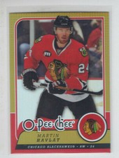 08/09 OPC Chicago Blackhawks Martin Havlat Metal Rainbow card #70