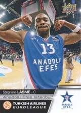 2015-16 Upper Deck Euroleague Basketball #E74 Stephane Lasme 