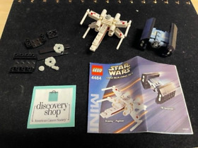 Vintage Lego Star Wars Mini X-Wing Fighter & TIE Advanced Set 2003 Complete DS30