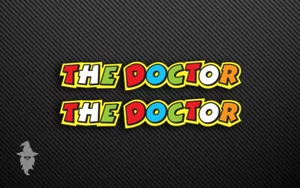THE DOCTOR 5" Valentino Rossi Stickers | Suzuki Motorbike Decal - Picture 1 of 2