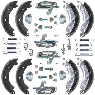 2x Komplettset Bremsbacken Bremsbeläge für Knott Radbremse 20-2425/1 200x50mm