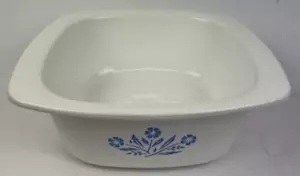 Corning Ware - Blue Cornflower 4qt Dutch Oven - P-34-B - No Lid, White & Blue - Picture 1 of 10