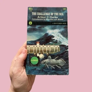 The Challenge Of The Sea Book Arthur Clarke 1966 Dell First Printing Mayflower  - Bild 1 von 7