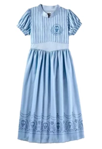 Beetlejuice Girls' Nightgown Flare Skirt Light Blue Full Length Small 6/6x - Picture 1 of 7