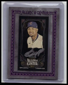 2024 Topps Allen Ginter Christopher Morel Silver Frame Mini Black Auto RC #'d 03 - Picture 1 of 2