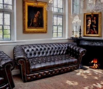 Chesterfield Rochester Belgravia Chesterfield 3 Seater 2024/25 geknöpfter Sitz L - Bild 1 von 4