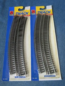 LIFE LIKE HO Scale Model Trains 9" Curved Track No 8602 Set of 2 (4pack) - Picture 1 of 2