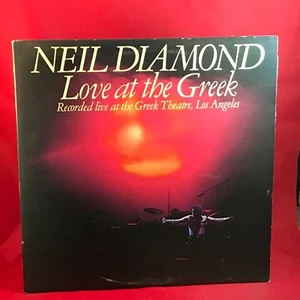 NEIL DIAMOND Love At The Greek 1977 UK Double Vinyl LP Theatre Los Angeles live - Picture 1 of 1