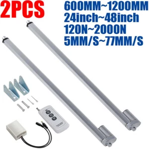 2 Stück 600mm 1000mm 1200mm Elektrischer Stellantrieb 12V 2000N Linear Actuator 1 PC RC - Bild 1 von 25