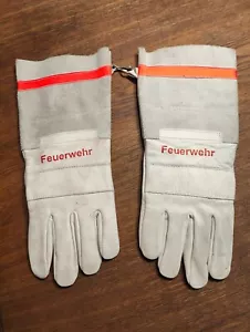 Handschuhe Leder F-Kevlar Feuerwehr - Bild 1 von 4