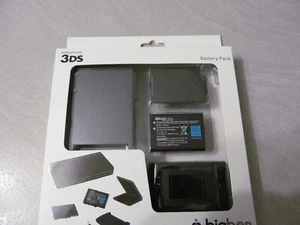 NEUF NEW pack batterie interchangeable nintendo 3DS noir - Imagen 1 de 3