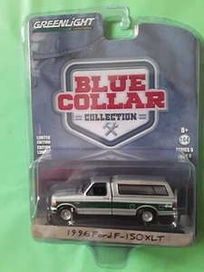 1996 Ford F-150XLT Blue Collar Collection 1:64 Greenlight 35140E - Picture 1 of 1