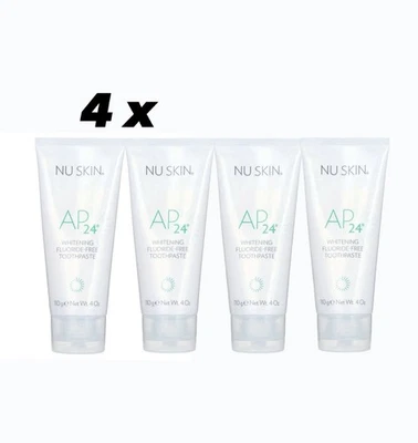 4 X Nu Skin Nuskin AP24 美白氟化物牙膏 2 管有效期至 09/26 — 第 1/2 张图片