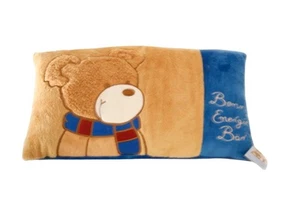 Energie Bär Kissen Benny braun/blau Entspannung, Meditation & Raumharmonisierung - Bild 1 von 1