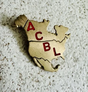 Vintage 14K Gold ACBL American Contract Bridge League Brooch Pin - 2.2 Grams - Picture 1 of 7