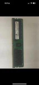 Micron 64GB (1x64GB) PC4-25600 DDR4-3200 MTA36ASF8G72PZ CL22 ECC REG RAM Memory - Picture 1 of 2