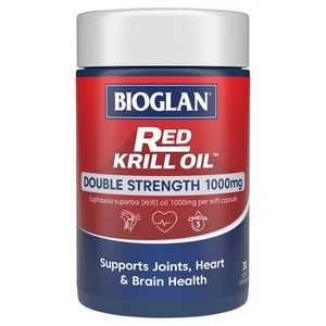 Bioglan Red Krill Oil Double Strength 1000mg 30 Capsules - Picture 1 of 1
