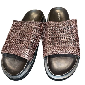 Sandalia Free People Mujer Negra Laterales Talla: 41 US: 11 Hecha en España - Imagen 1 de 3