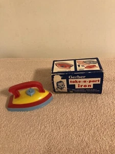 Vintage 1950’s Gerber Take A Part Iron Toy With Box HTF RARE - Picture 1 of 6
