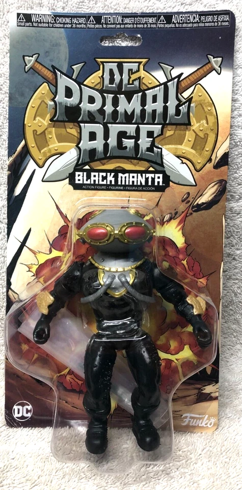 Figura de acción Black Manta DC Primal Age Masters of the Universe Motu Funko NUEVO Foto 1 de 1