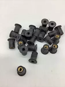 Wellnuts 6-32 Rubber / Brass (50 Pc) 2262-A-2 - Picture 1 of 4