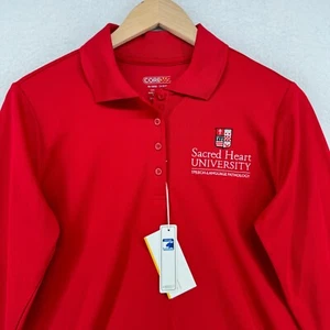 SACRED HEART Shirt Womens S SPEECH LANGUAGE PATHOLOGY University Polo SHU NEW - Picture 1 of 8