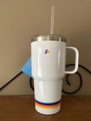 Taza de viaje de acero inoxidable Aldi 28 oz 2024 edición limitada más soporte de cuarto Foto 1 de 4