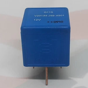 Original 301 Mazda 2007 - 2017 4Pin Blue Relay G115 12V Tyco V23134-J59-X501 OEM - Picture 1 of 8