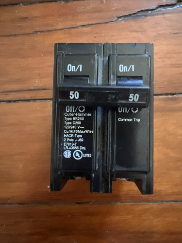 Disjoncteur Westinghouse/Cutler Hammer BR250 50A 2 Pôles - Occasion Fonctionnelle