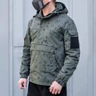 Men Camouflage Hooded Sweatshirt Tactical Pullover Hoodie Jacket Combat Uniform
