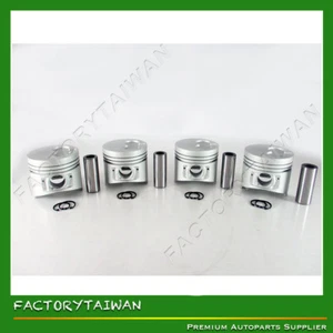 Pistons Set STD for ISUZU 4LE1 (100% TAIWAN MADE) x 4 PCS - Picture 1 of 7