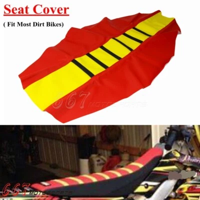 Universal Dirt Bike Soft Gripper Seat Cover for Honda CR CRF 125 150 230 250 450 - Imagem 1 de 4