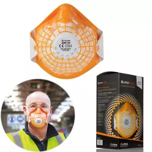 Alpha Solway AMF-3V FFP3 Reusable Respirator Dust Mask - Box of 10 - Picture 1 of 5