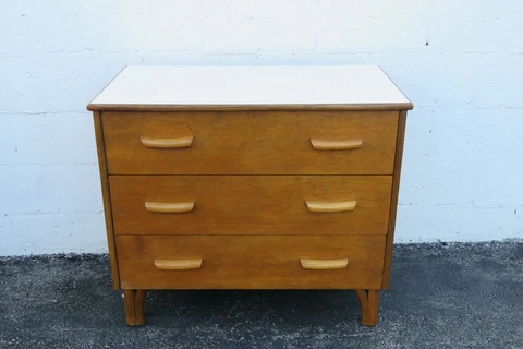Hollywood Regency Large Nightstand Small Dresser 2550 Cover