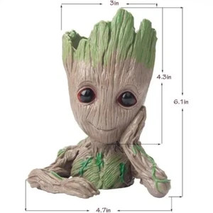Guardians of the Galaxy Groot Cute Tree Blumentopf Pen Pot Figur Modell Spielzeug - Bild 1 von 6