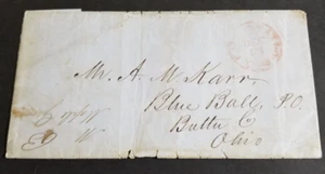 [Cvr567] U.S FLS to Blue Ball, Ohio,(No contents) - Picture 1 of 3