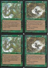 MTG: YAVIMAYA ANCIENTS dual art Alliances COMMON; played, Excellent condition x4