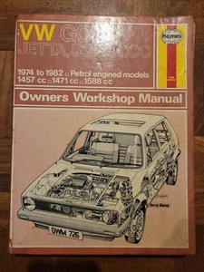 VW Golf Jetta Scirocco Haynes Manual 726 - Picture 1 of 3