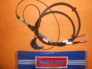 FORD SIERRA 2.0 16V Cosworth 4x4 (1990-93) REAR HAND BRAKE CABLE -BORG & BECK - Picture 1 of 4