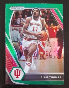 π2021 Isiah Thomas Panini Prizm Draft Picks 36 Indiana Hoosiers Green Prizm NM - Picture 1 of 2