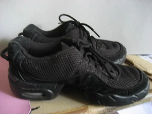 Bloch Womens Boost Suede and Mesh Split Sole Black Dance Shoe US 7 - Picture 1 of 3