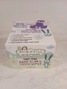 Natural Baby Gum & Tooth Wipes, 25 Individually Wrapped Wipes Exp: 10/6/2025 - Bild 1 von 7