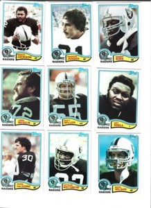 1982 Topps Football - complete your set 1-250