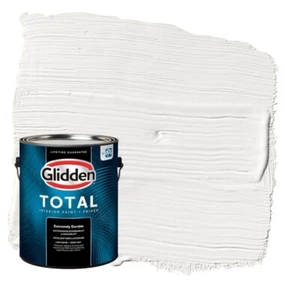 GLIDDEN 1 gallon paint COMMERCIAL WHITE semi gloss - Picture 1 of 2