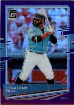 2020 Donruss Optic Pandora Purple #144 Jonathan Villar /99 - BB - Image 1 of 2