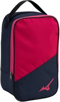 Mizuno Shoe Case Bag 33JM3501 Sports Shoes Storage 7.9×5.5×13.4 in Navy Pink - Изображение 1 из 4