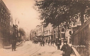 Friargate Derby Postkarte W F D Cromwell Serie historische Straßenszene - Bild 1 von 2